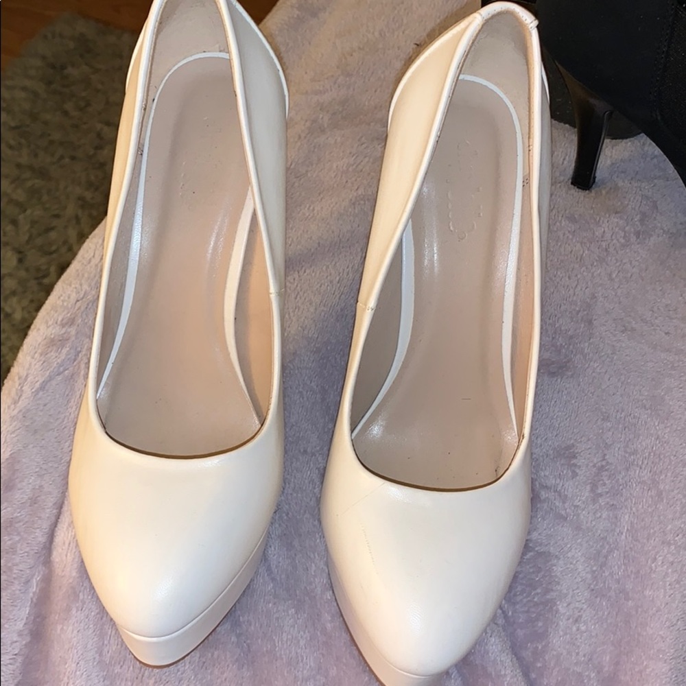 White Charlotte Russe Heels